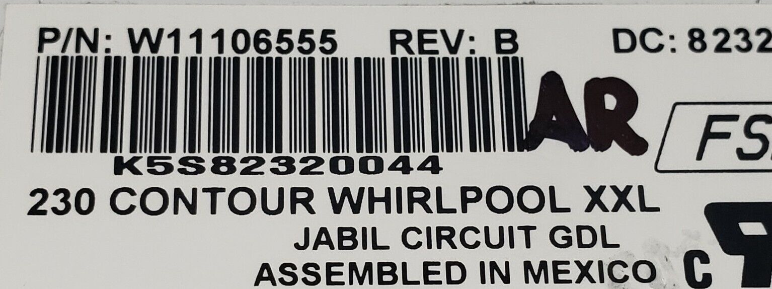 OEM Whirlpool Dispenser Control W11106555  *Same Day Shipping