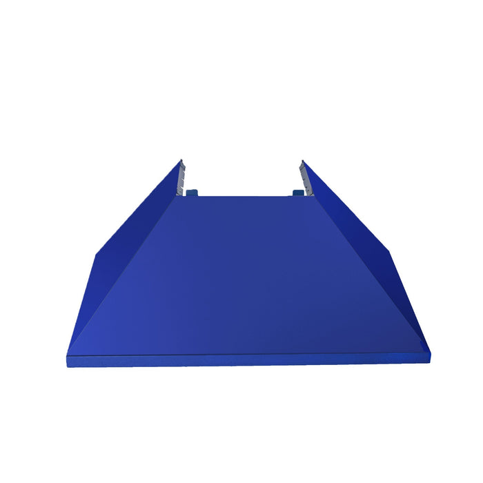 ZLINE Ducted ZLINE DuraSnow Stainless Steel® Range Hood with Blue Matte Shell (8654BM)